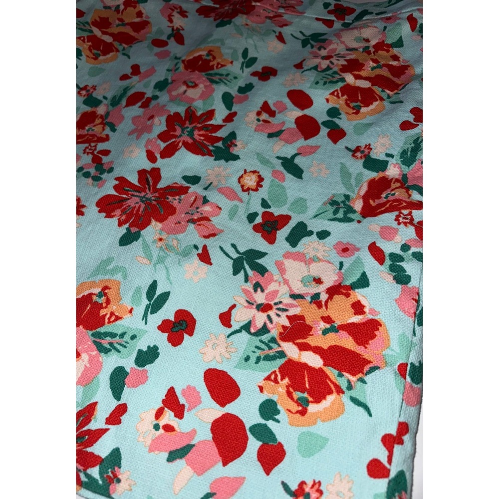 J.Crew Floral Pencil Skirt Vibrant Poppy Print Size 6 Dopamine Dressing - Picture 2 of 8